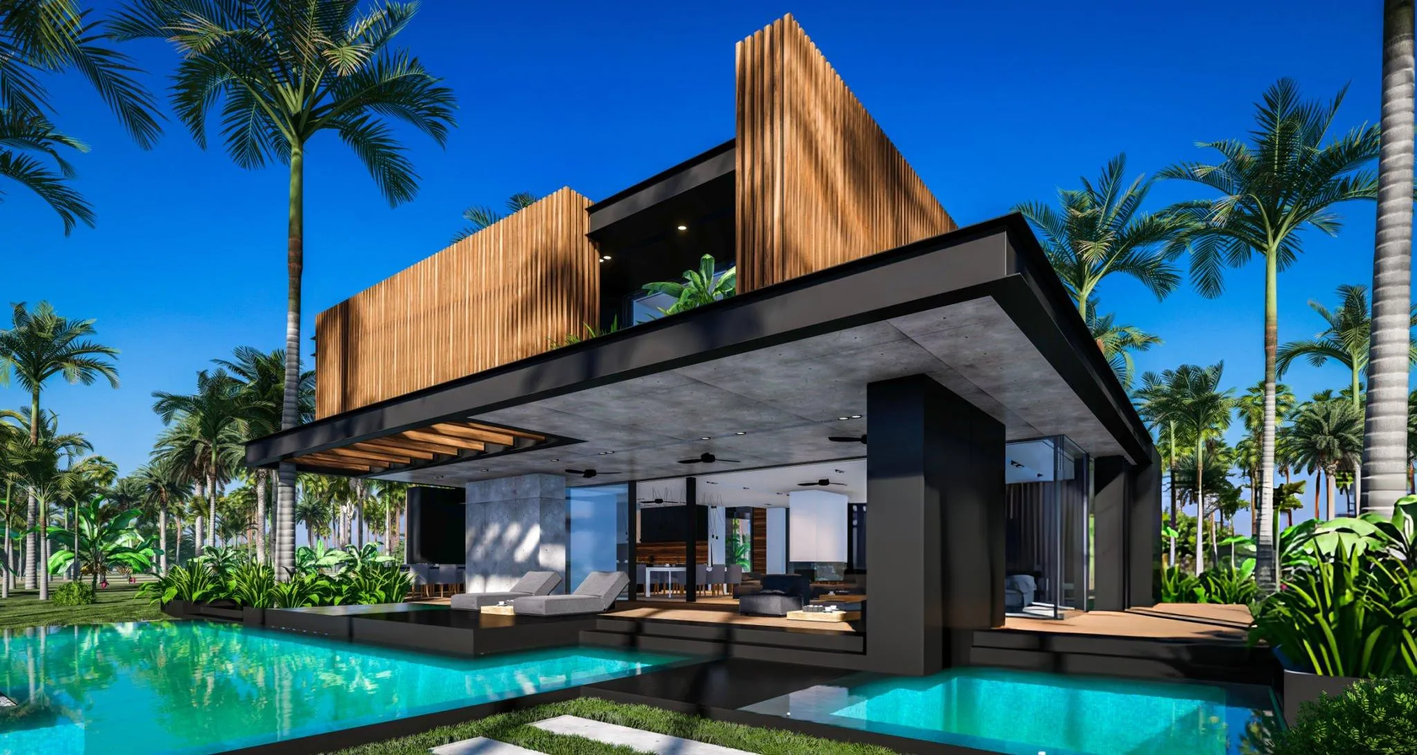 Luxury Villa 3DLandscape Design UAE (2)