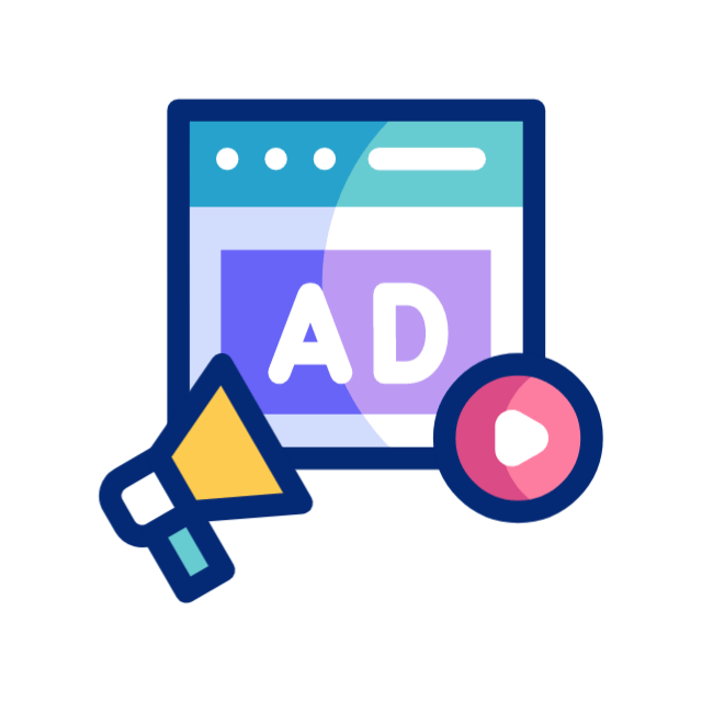 Animated icon showing ear with sound waves for hearing care training