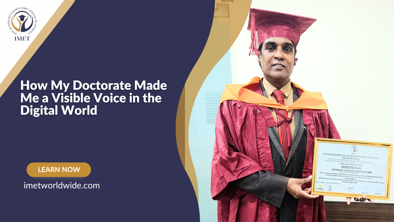 Doctorate in IT Governance