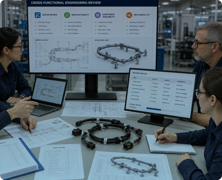 Cross-functional engineering review