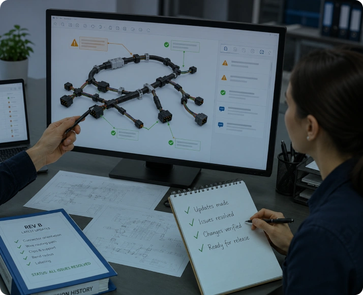 Design iteration support