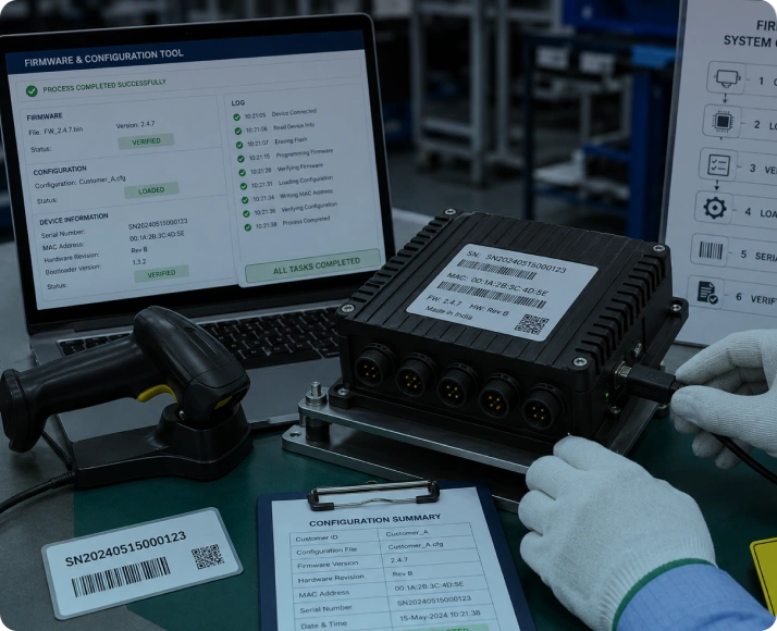 Firmware loading & system configuration