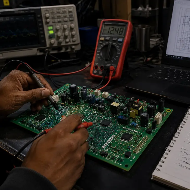From recurring field failure to permanent fix: debugging a motor control PCB under pressure