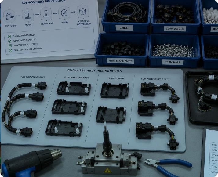 Sub-assembly preparation