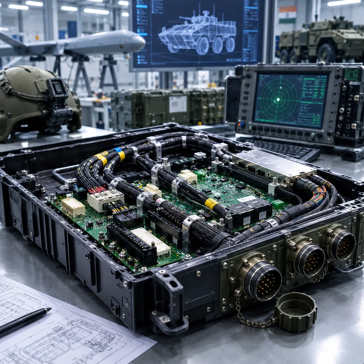 Mission-critical ruggedised electronics programme — zero failures across operational deployment.