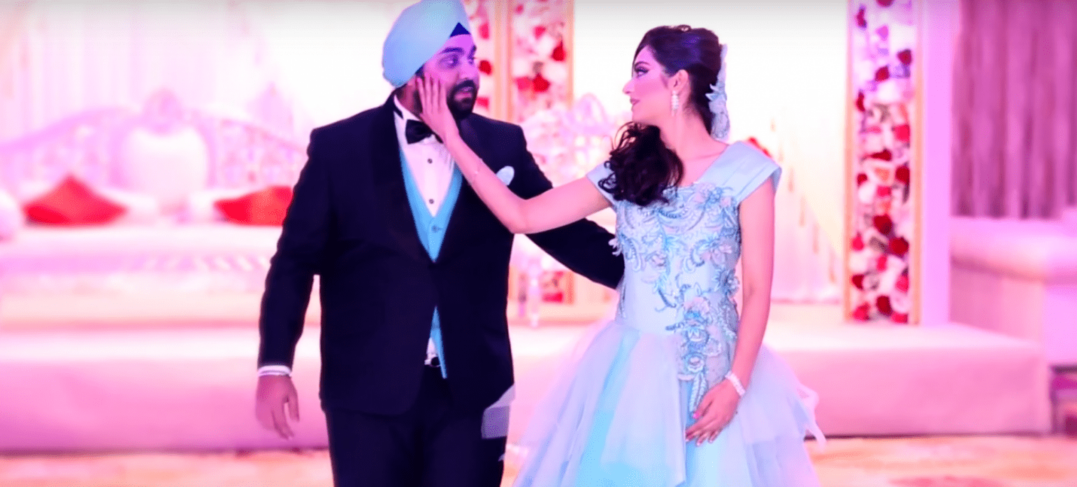 First dance wedding couple